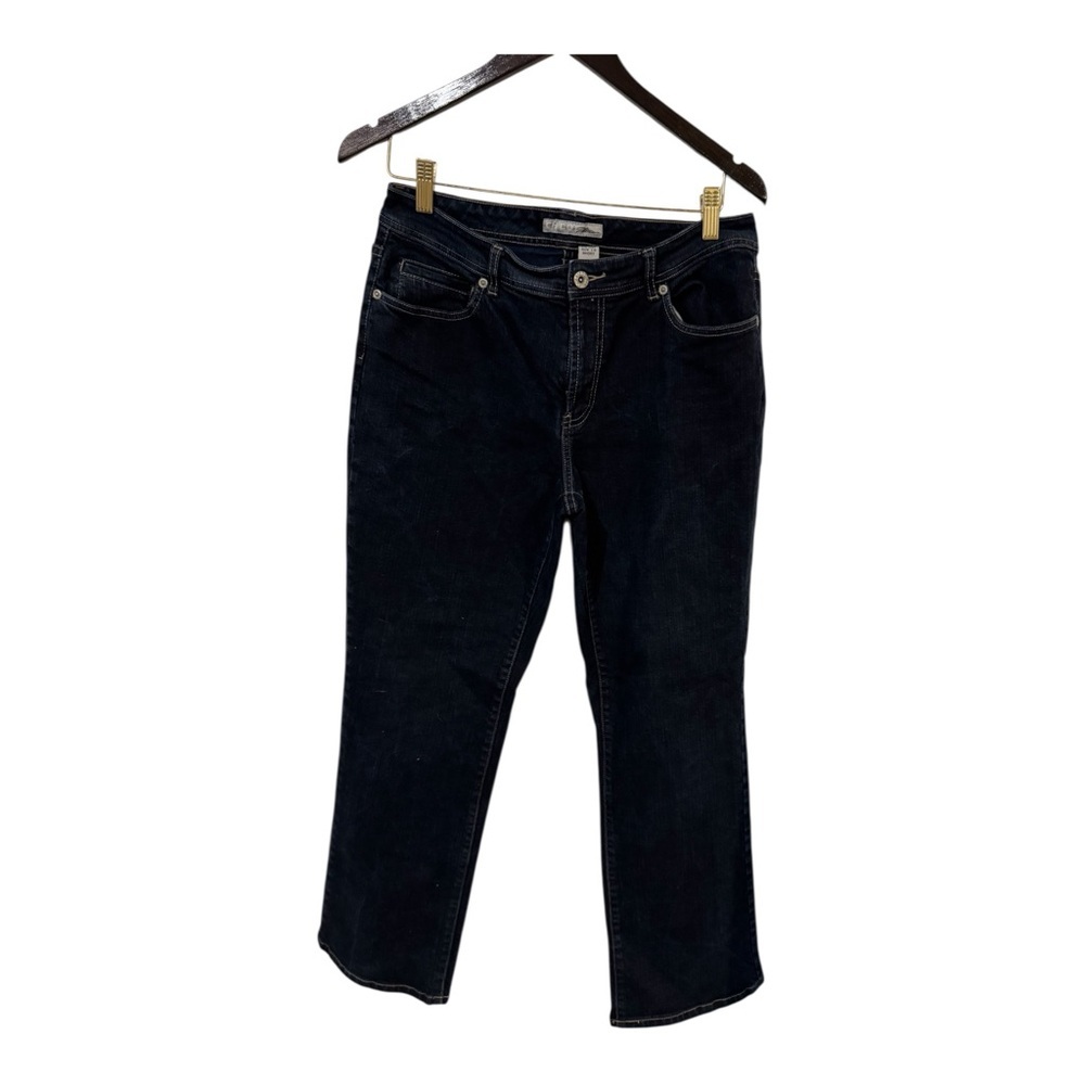 Chico’s Platinum Dark Wash Jeans Size 1.5 Short (US 10)